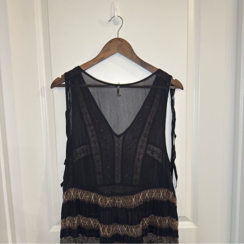 Free People Lacey Lady Maxi Dress in Black - Picture 11 of 16